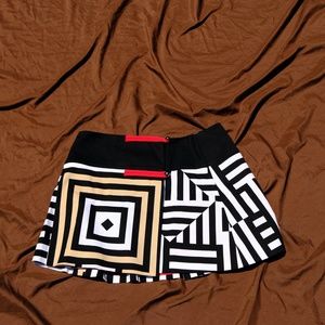 Jeans Ferre Stripe Print Skirt